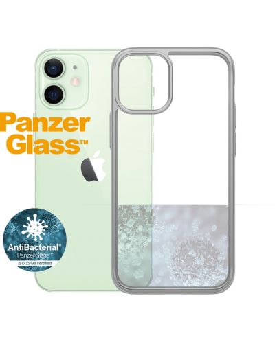 Калъф PanzerGlass - Clear, iPhone 12 mini, прозрачен/сив - 1