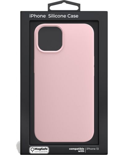 Калъф Next One - Silicon MagSafe, iPhone 13, розов - 6