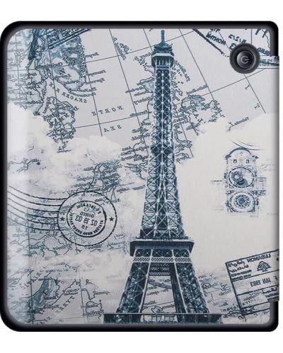 Калъф Eread - Origami, Kobo Libra H2O, Eiffel Tower - 2