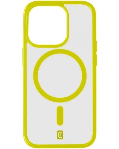 Калъф Cellularline - Pop MagPop Mag, iPhone 15 Pro, зелен - 1
