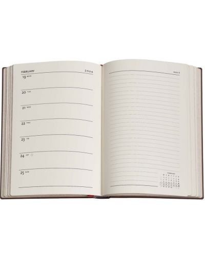 Календар-бележник Paperblanks Terrene - Verso, 13 х 18 cm, 80 листа, 2024 - 4