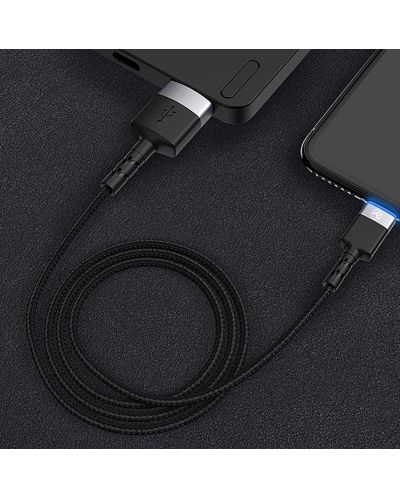 Кабел Tellur - TLL155373, USB-A/Lightning, 1.2 m, черен - 5