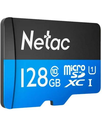 Карта памет Netac - 128GB, microSDXC, Class10 - 2