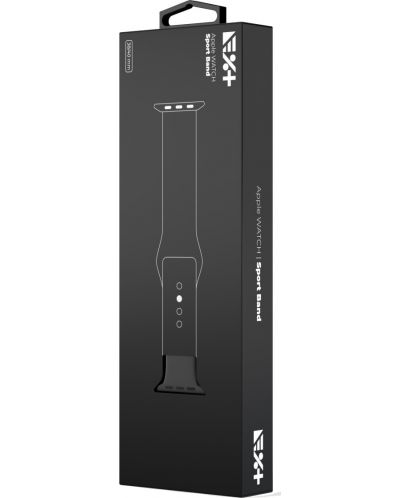 Каишка Next One - Sport Band Silicone, Apple Watch, 38/40 mm, черна - 5