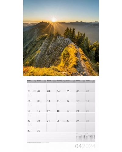 Календар Ackermann - Алпите, 2024 - 4