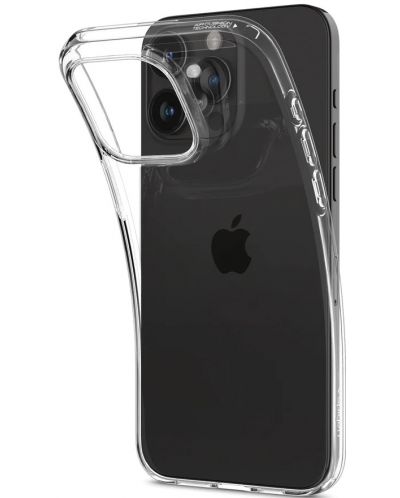 Калъф Spigen - Crystal Flex, iPhone 15 Pro, Crystal Clear - 4