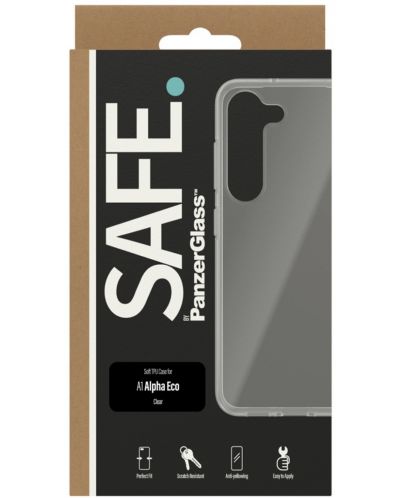Калъф Safe - TPU, A1 Alpha Eco, прозрачен - 3