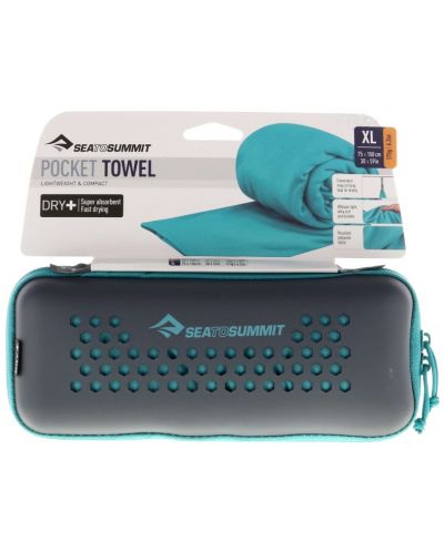 Кърпа Sea to Summit - Pocket towel, размер XL, синя - 3
