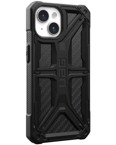 Калъф UAG - Monarch, iPhone 15, Carbon Fiber - 3