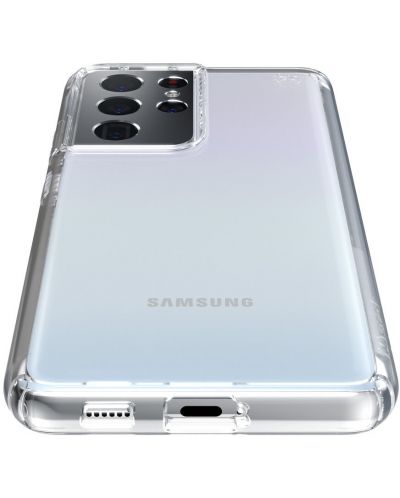 Калъф Speck - Presidio Perfect Clear, Galaxy S21 Ultra 5G, прозрачен - 5