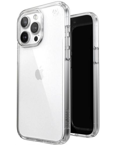 Калъф Speck - Presidio Perfect Clear, iPhone 15 Pro, прозрачен - 5