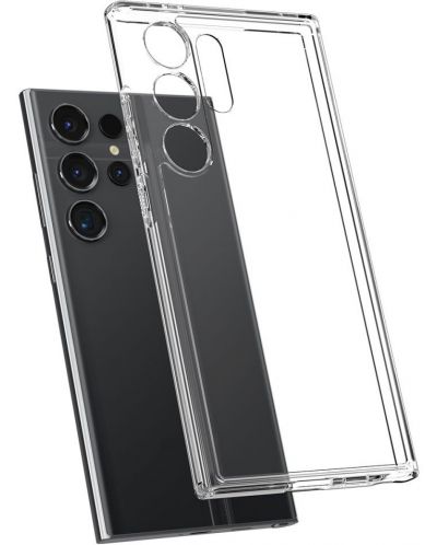 Калъф Spigen - Ultra Hybrid, Galaxy S24 Ultra, Crystal Clear - 2