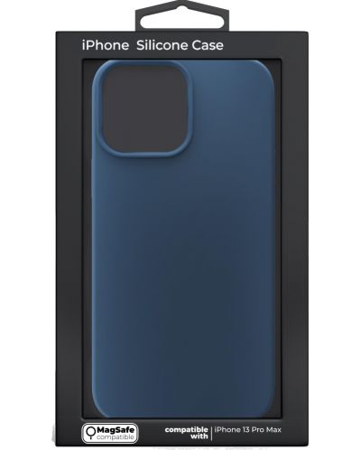 Калъф Next One - Silicon MagSafe, iPhone 13 Pro Max, син - 7