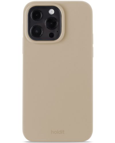 Калъф Holdit - Silicone, iPhone 13 Pro, Latte Beige - 1