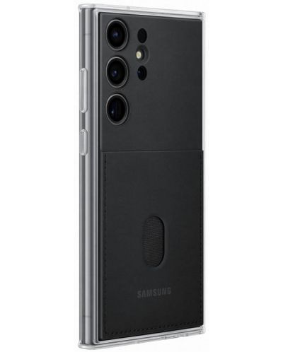 Калъф Samsung - Frame, Galaxy S23 Ultra, черен/прозрачен - 2