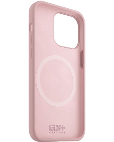 Калъф Next One - Silicon MagSafe, iPhone 14 Pro Max, розов - 5