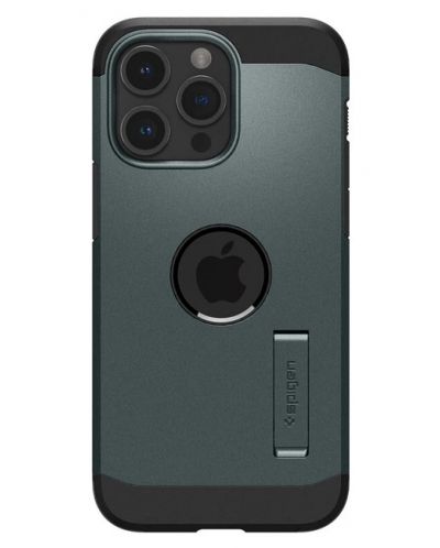 Калъф Spigen - Tough Armor MagSafe, iPhone 15 Pro, Abyss Green - 2