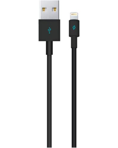 Кабел ttec - MFI AlumiCable, USB-A/Lightning, 1.2 m, черен - 1