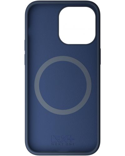 Калъф Next One - Silicon MagSafe, iPhone 14 Pro Max, син - 2