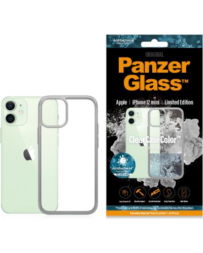 Калъф PanzerGlass - Clear, iPhone 12 mini, прозрачен/сив - 3
