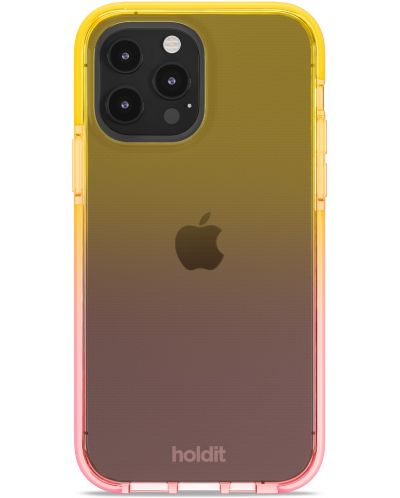 Калъф Holdit - SeeThru, iPhone 13 Pro, Bright Pink/Orange Juice - 4