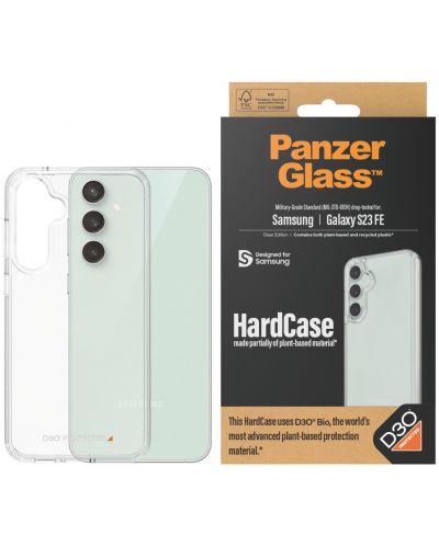 Калъф PanzerGlass - HardCase D3O, Galaxy S23 FE, прозрачен - 1