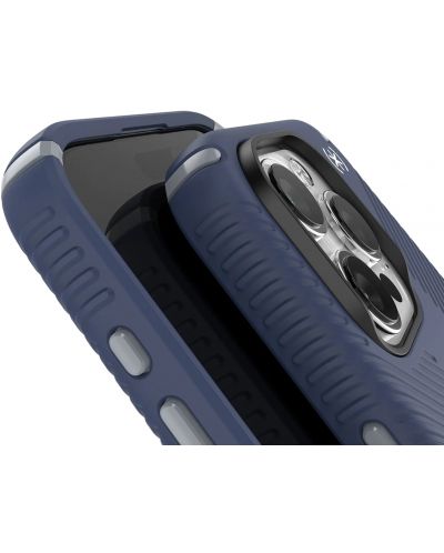 Калъф Speck - Presidio 2 Grip, iPhone 15 Pro, син - 4