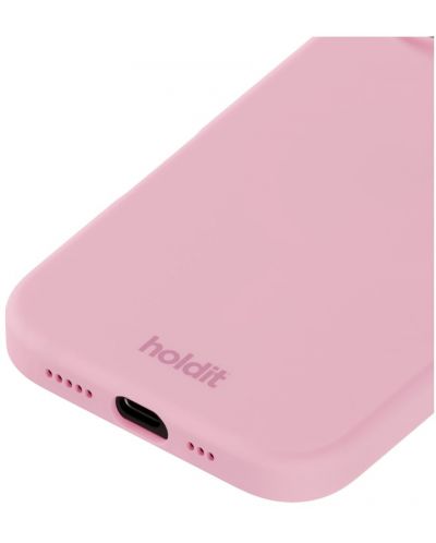 Калъф Holdit - Silicone, iPhone 16, розов - 3