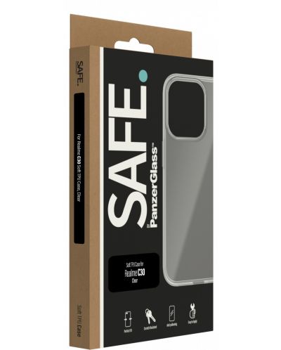 Калъф Safe - Realme C30, прозрачен - 2