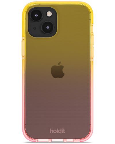 Калъф Holdit - SeeThru, iPhone 14/13, Bright Pink/Orange Juice - 2