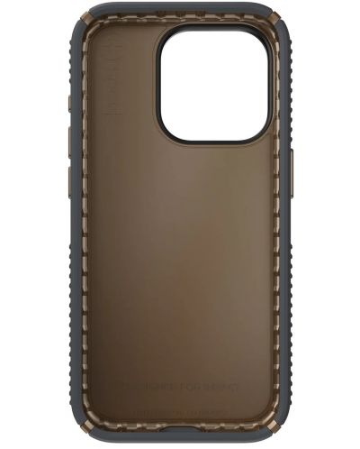 Калъф Speck - Presidio 2 Grip, iPhone 15 Pro, сив - 4