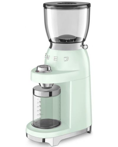 Кафемелачка Smeg - CGF01PGEU 50's Style, 150W, 350 g, зелена - 2