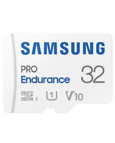 Карта памет Samsung - PRO Endurance, 32GB, microSD, Class10 + адаптер - 2