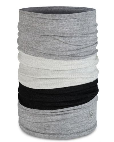 Кърпа за глава BUFF - Merino Move Greyish, сива - 1