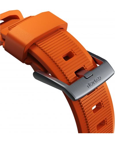 Каишка Nomad - Rugged, Apple Watch 1-8/Ultra/SE, оранжева/сива - 3