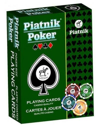 Карти за покер Piatnik - Червени - 1
