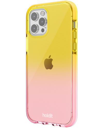 Калъф Holdit - SeeThru, iPhone 12/12 Pro, Bright Pink/Orange Juice - 3