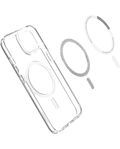 Калъф Spigen - Ultra Hybrid Mag, iPhone 14/13, бял/прозрачен - 6