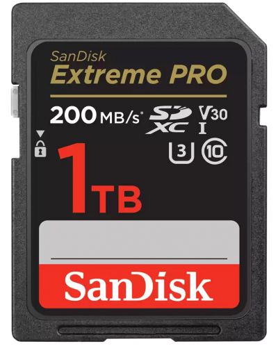Карта памет SanDisk - Extreme PRO, 1TB, SDXC, Class10 - 1