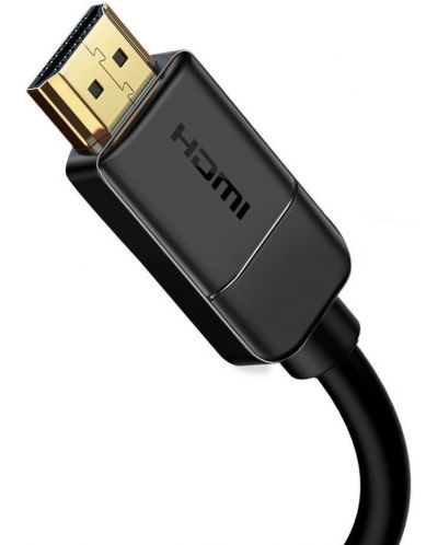Кабел Baseus - CAKGQ-A01, HDMI/HDMI, 1 m, черен - 3
