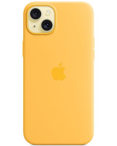 Калъф Apple - Silicone MagSafe, iPhone 15 Plus, Sunshine - 1