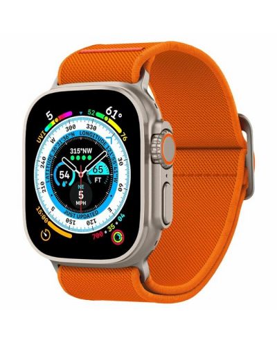 Каишка Spigen - Fit Lite Ultra, Apple Watch, оранжева - 1
