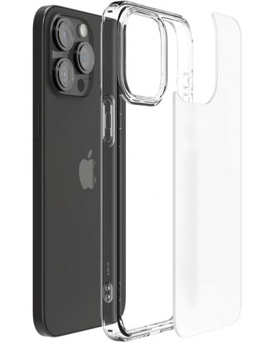 Калъф Spigen - Ultra Hybrid, iPhone 15 Pro Max, Crystal Clear - 4