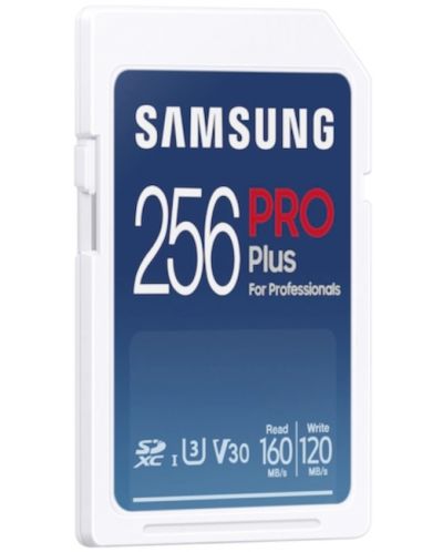 Карта памет Samsung - PRO Plus, 256GB, SDXC, Class10 + USB четец - 4