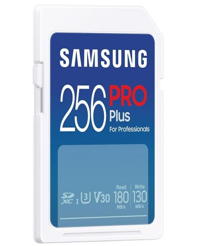 Карта памет Samsung - PRO Plus, 256GB, SDXC, U3 V30 - 2