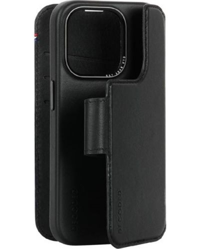 Калъф Decoded - Leather Detachable Wallet, iPhone 15 Pro, черен - 1