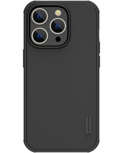 Калъф Nillkin - Super Frosted Shield Pro, iPhone 14 Pro, черен - 1