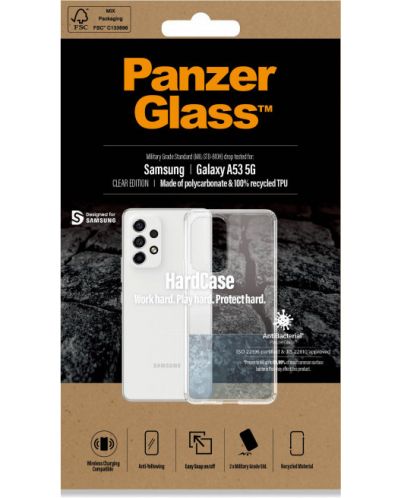 Калъф PanzerGlass - HardCase, Galaxy A53 5G, прозрачен - 8