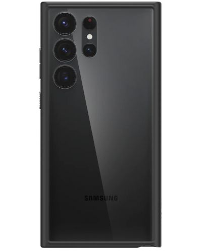Калъф Spigen - Ultra Hybrid, Galaxy S23 Ultra, Matte Black - 3