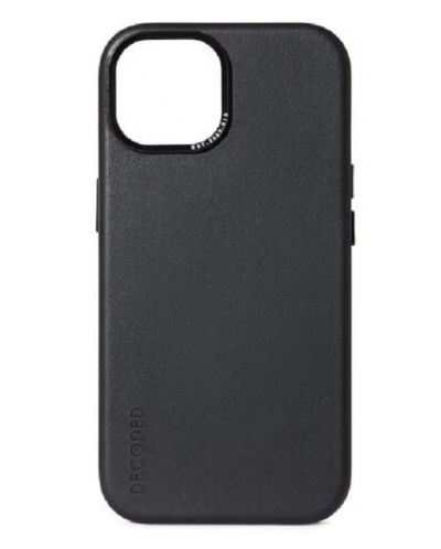 Калъф Decoded - Leather, iPhone 15 Plus, черен - 1